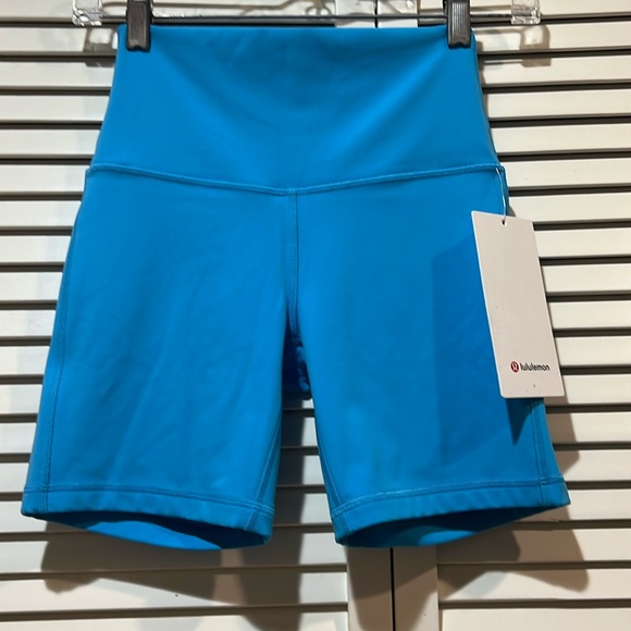 NWT Lululemon Align High-Rise Short 6" in Kayak Blue Light color size 4 - Picture 5 of 14